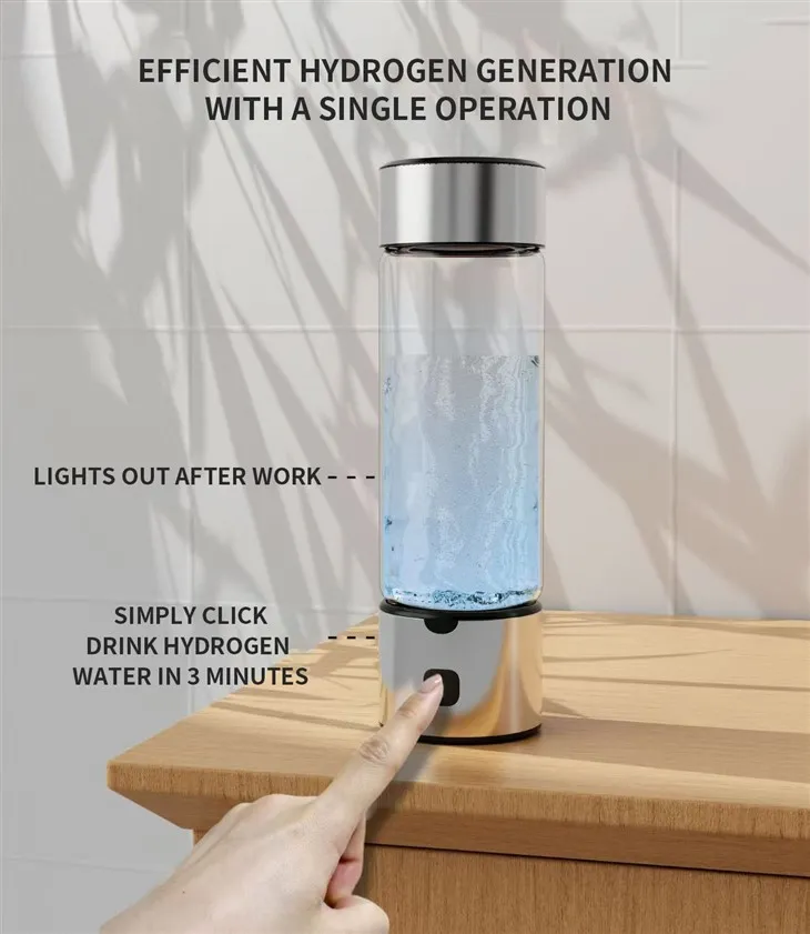 Pārnēsājams ūdeņraža ūdens pudeļu ģenerators